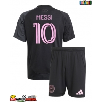 Camisa de Futebol Inter Miami Lionel Messi #10 Equipamento Secundário Infantil 2025-26 Manga Curta (+ Calças curtas)